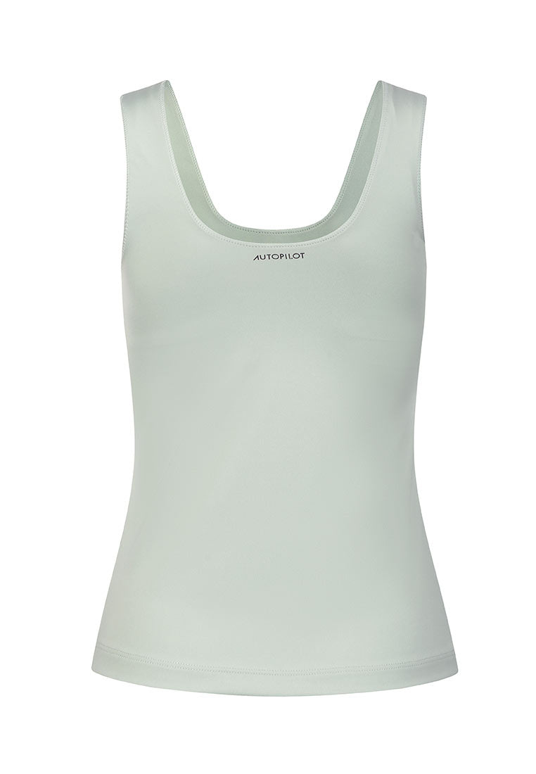 Enhance Square-Neck Fitted Tank