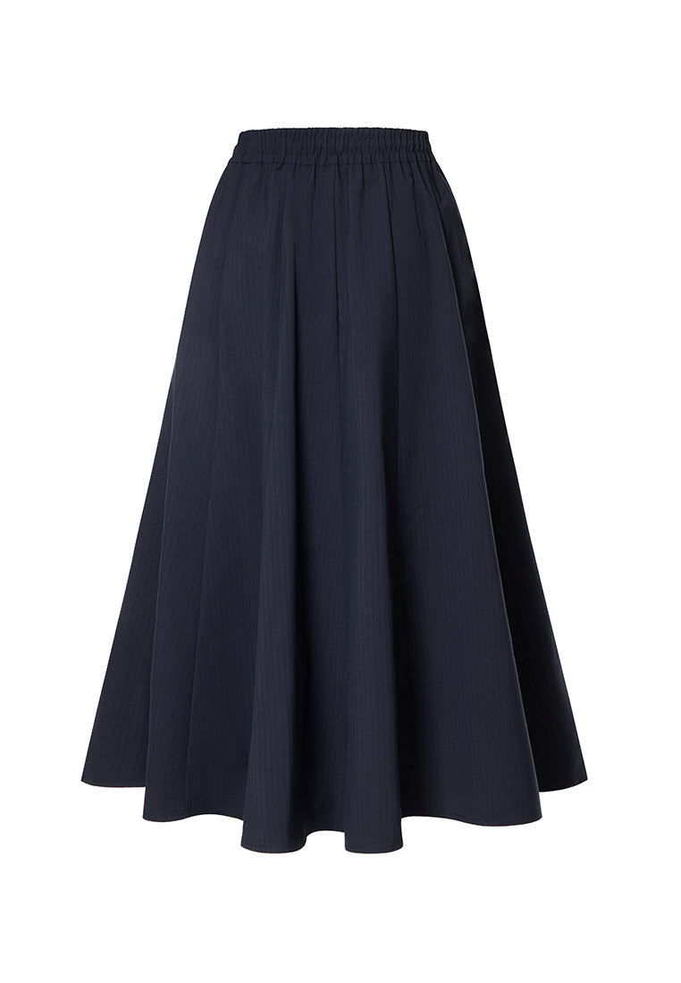 Caroline Water and Wind-resistant Skirt with Drawstring Waist