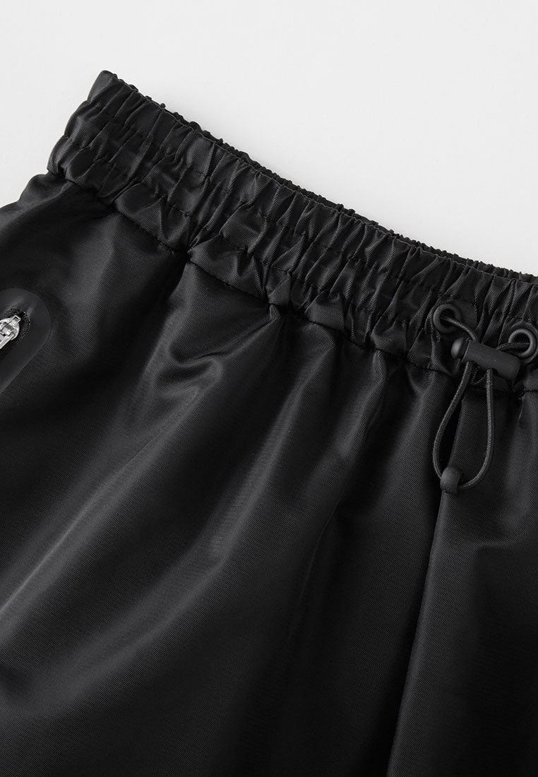 Miranda Water and Wind-resistant Skirt with Drawstring Waist & Asymmetric Hem